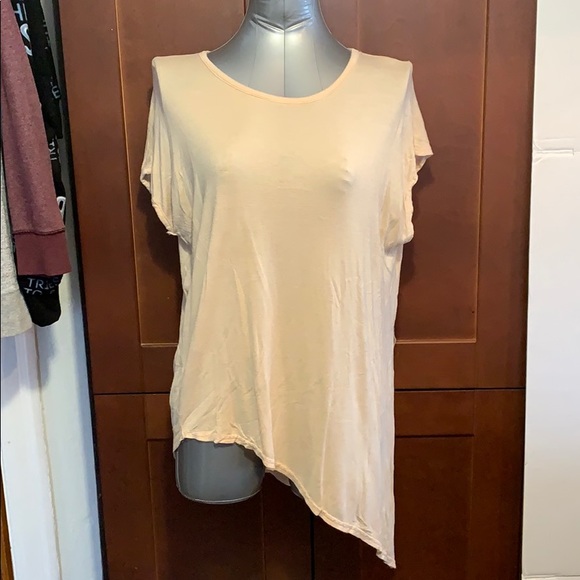 🌈3/$30🌈 Peach tie up tshirt S. fits like a M - Picture 3 of 8